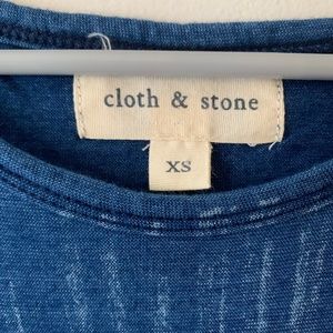 Cloth & Stone Top with Cross/Split Back